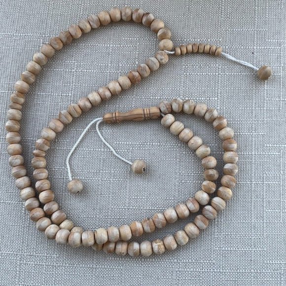 Islamic Tasbeeh Real Wood handmade Prayer Muslim Beads Tasbeh New - Picture 3 of 9